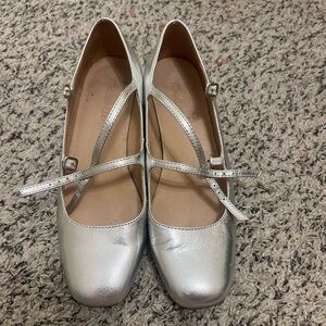 The Nettie Silver Heeled Mary Jane